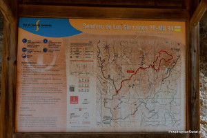 Sendero Los Ginovinos - mapa